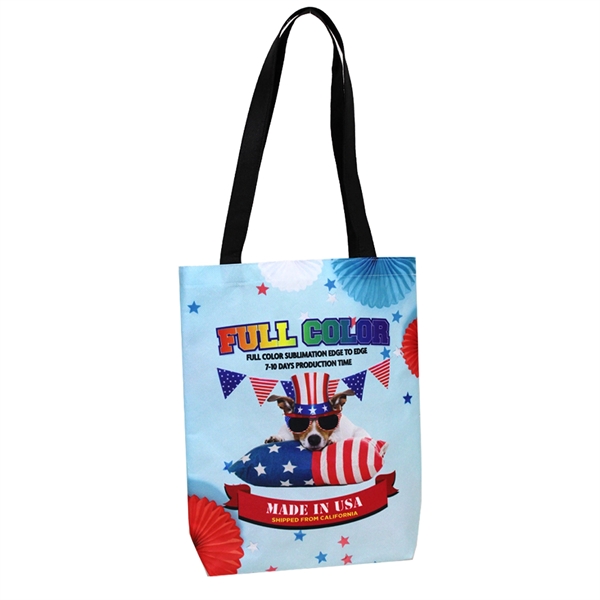 11" x 13.5" x 1.75" open tote bag with dual handles,... from ASI 37980 Bagworld