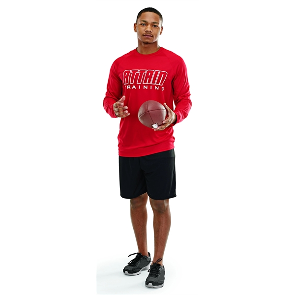 This Attain Wicking Long Sleeve Tee is made from one hundred... from ASI 37461 Augusta Sportswear