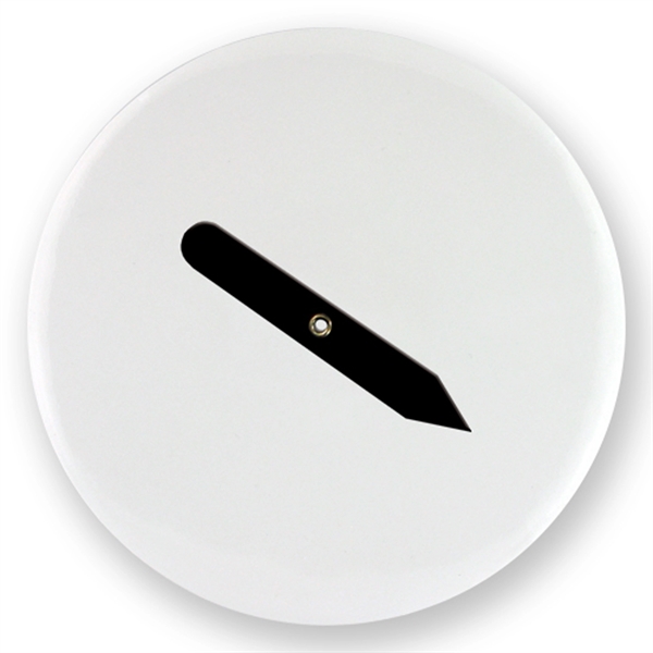 Spinner button, metal shell and metal backing with full safety pin... from ASI 93520 Ventura Inc