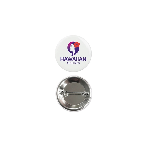 1 1/2" round celluloid button with safety pin attachment.... from ASI 98360 WOWLine / WOWLine®
