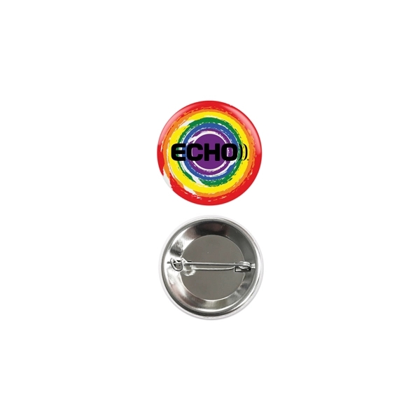 1 1/2" round celluloid button with safety pin attachment.... from ASI 98360 WOWLine / WOWLine®