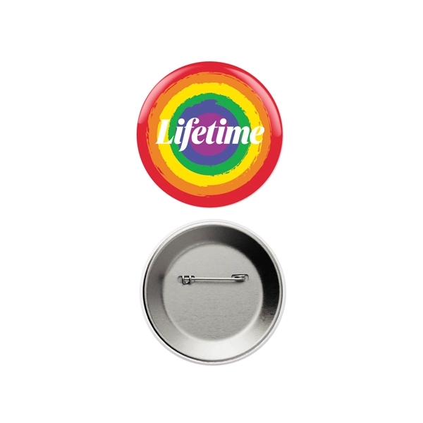 3" round celluloid button with safety pin attachment.... from ASI 98360 WOWLine / WOWLine®