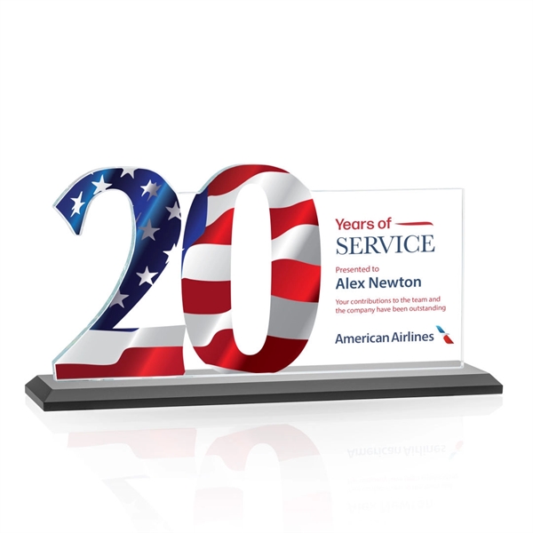 Hazelton VividPrint™ Award - Black... from ASI 84592 St Regis Group / St Regis