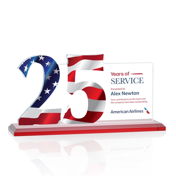 Hazelton VividPrint™ Award - Red... from ASI 84592 St Regis Group / St Regis