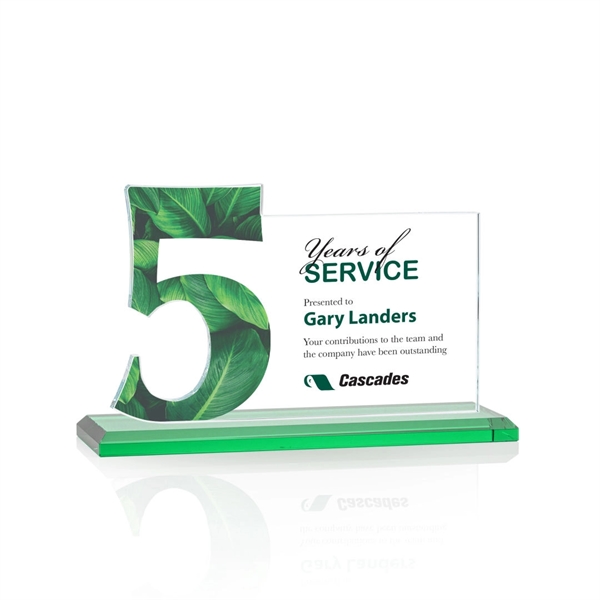 Hazelton VividPrint™ Award - Green... from ASI 84592 St Regis Group / St Regis