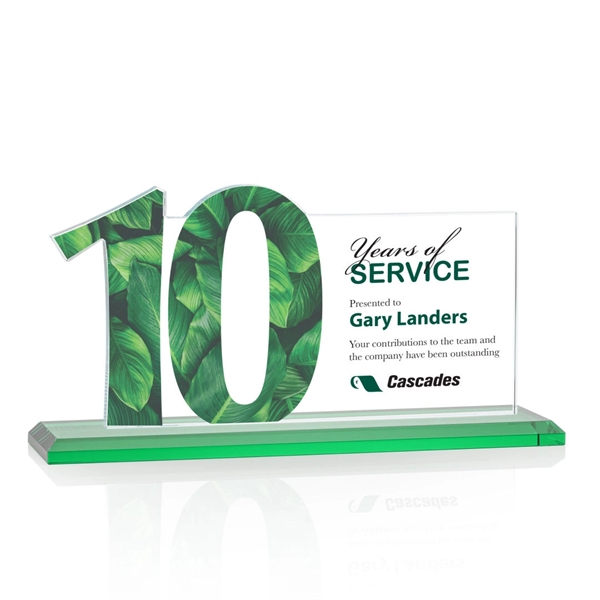 Hazelton VividPrint™ Award - Green... from ASI 84592 St Regis Group / St Regis