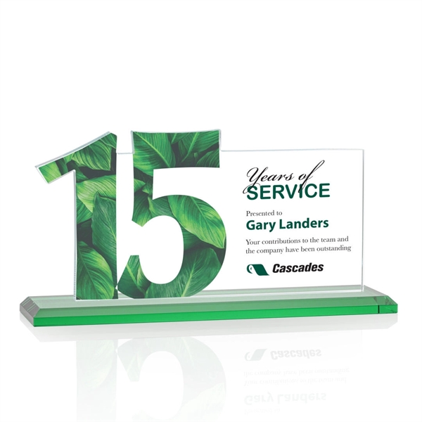 Hazelton VividPrint™ Award - Green... from ASI 84592 St Regis Group / St Regis