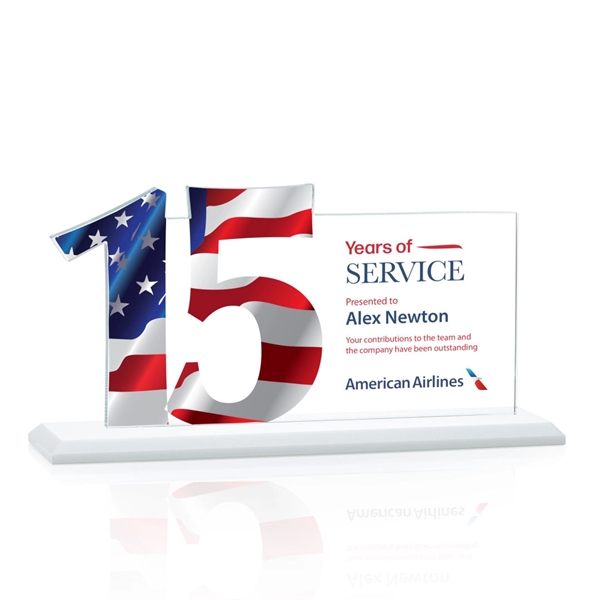 Hazelton VividPrint™ Award - White... from ASI 84592 St Regis Group / St Regis