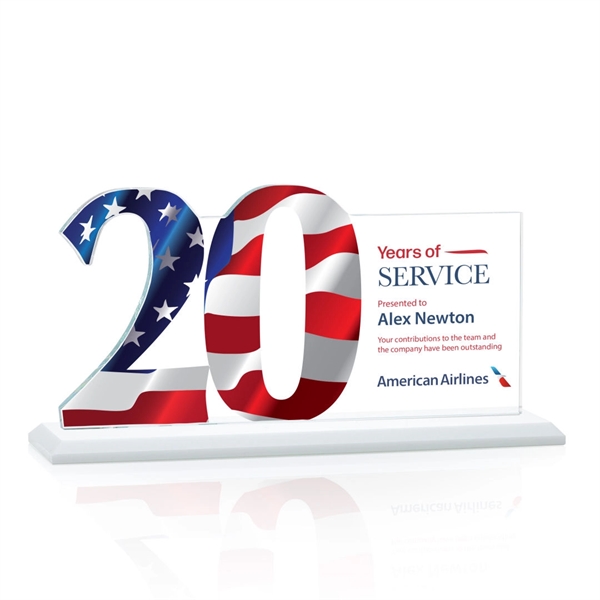 Hazelton VividPrint™ Award - White... from ASI 84592 St Regis Group / St Regis