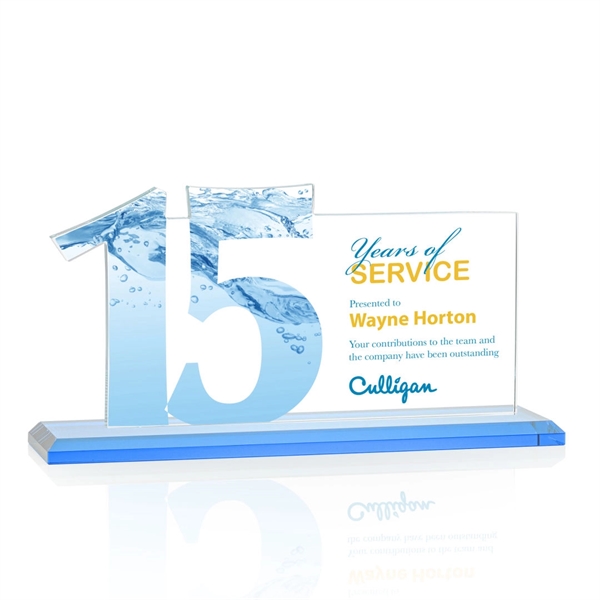 Hazelton VividPrint™ Award - Sky Blue... from ASI 84592 St Regis Group / St Regis