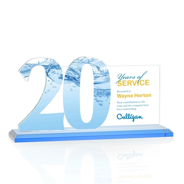 Hazelton VividPrint™ Award - Sky Blue... from ASI 84592 St Regis Group / St Regis