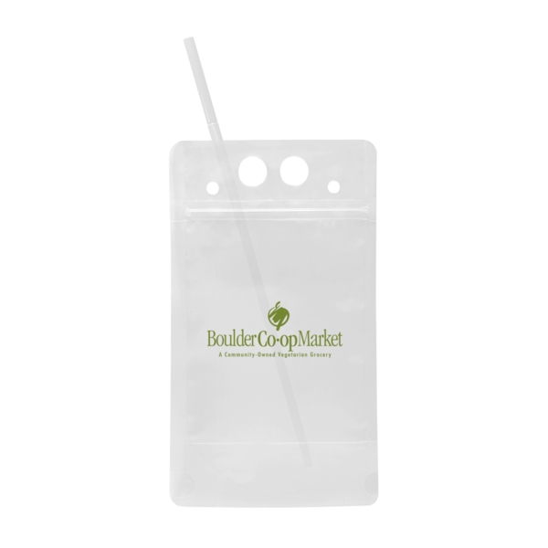 Reusable 17 oz. drink pouch.... from ASI 88060 Snugz/USA Inc