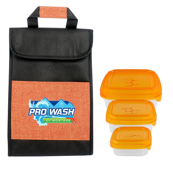 Ridge Portion Control Tote Set... from ASI 30208 A P Specialties / AP Specialties