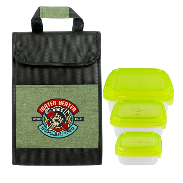 Ridge Portion Control Tote Set... from ASI 30208 A P Specialties / AP Specialties