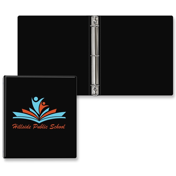 1" Round three ring binder made of vinyl that accommodates a... from ASI 54040 Fey Promo / Fey Binders and Organization Solutions