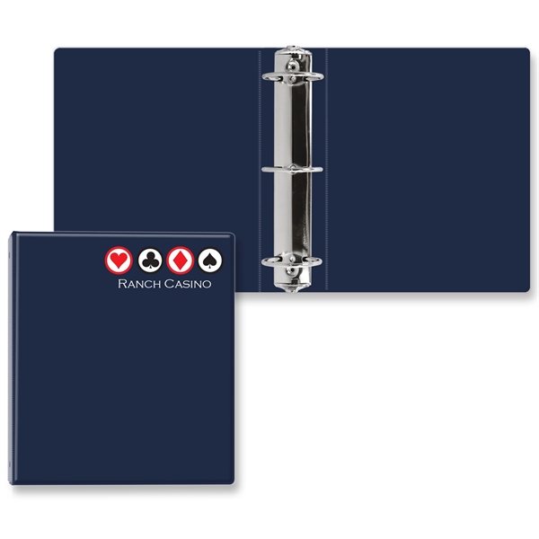 2 1/2" Round three ring binder made of vinyl that accommodates... from ASI 54040 Fey Promo / Fey Binders and Organization Solutions