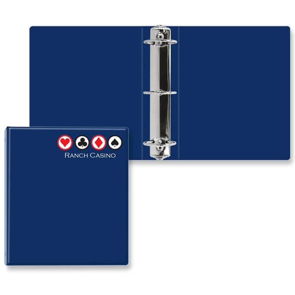 2 1/2" Round three ring binder made of vinyl that accommodates... from ASI 54040 Fey Promo / Fey Binders and Organization Solutions