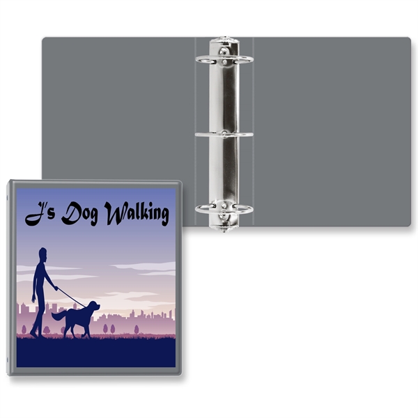 3" Round three ring binder made of vinyl that accommodates a... from ASI 54040 Fey Promo / Fey Binders and Organization Solutions