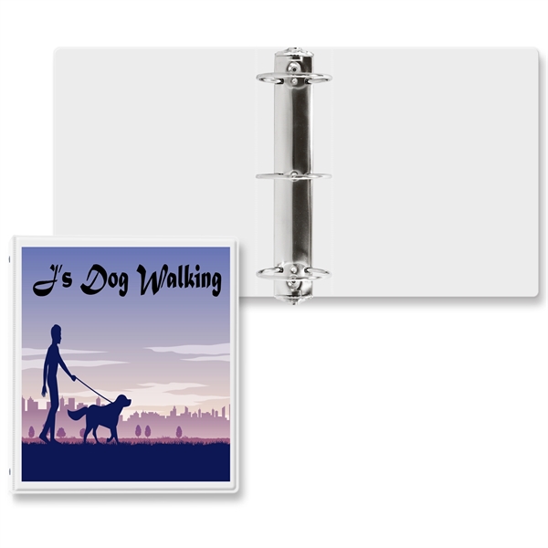 3" Round three ring binder made of vinyl that accommodates a... from ASI 54040 Fey Promo / Fey Binders and Organization Solutions