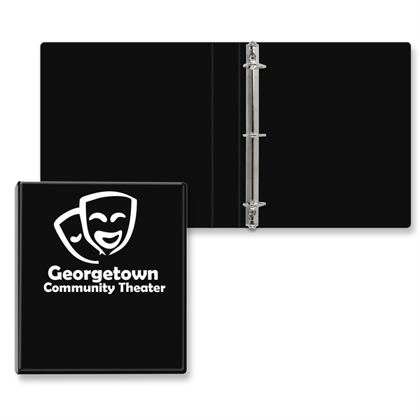 1" Angle D three ring binder made of vinyl that accommodates... from ASI 54040 Fey Promo / Fey Binders and Organization Solutions