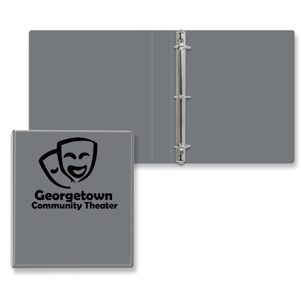 1" Angle D three ring binder made of vinyl that accommodates... from ASI 54040 Fey Promo / Fey Binders and Organization Solutions