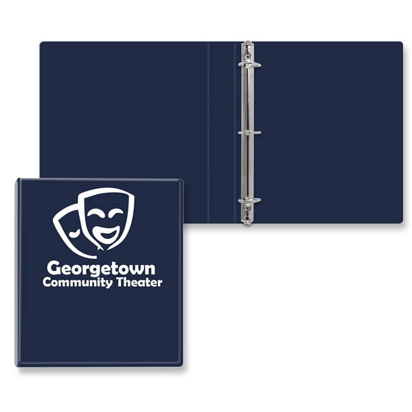 1" Angle D three ring binder made of vinyl that accommodates... from ASI 54040 Fey Promo / Fey Binders and Organization Solutions