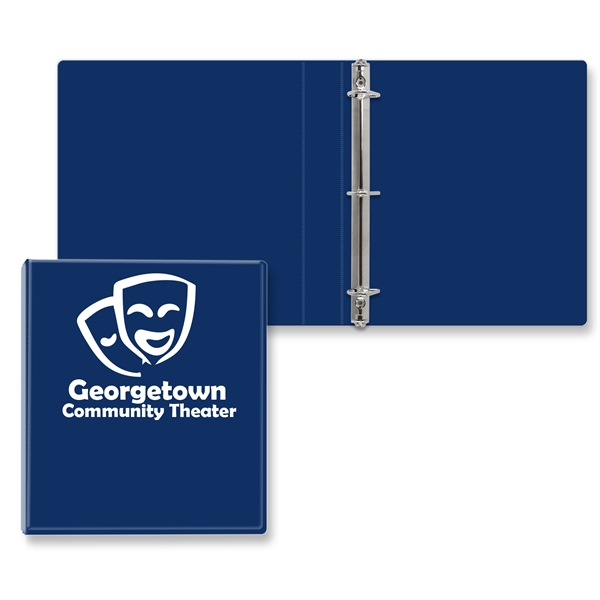 1" Angle D three ring binder made of vinyl that accommodates... from ASI 54040 Fey Promo / Fey Binders and Organization Solutions
