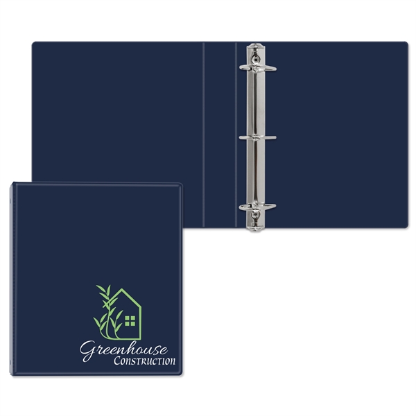 1 1/2" Angle D three ring binder made of vinyl that... from ASI 54040 Fey Promo / Fey Binders and Organization Solutions
