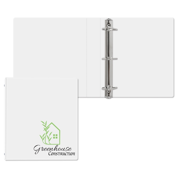 1 1/2" Angle D three ring binder made of vinyl that... from ASI 54040 Fey Promo / Fey Binders and Organization Solutions