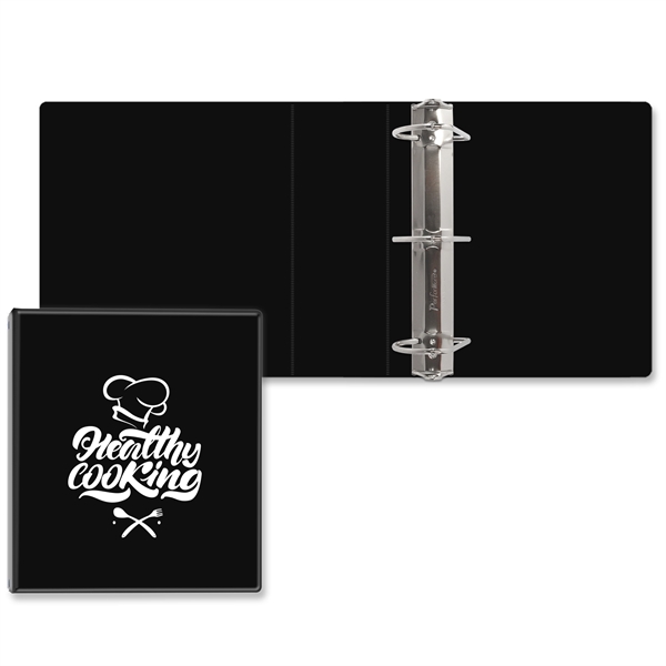 3" Angle D three ring binder made of vinyl that accommodates... from ASI 54040 Fey Promo / Fey Binders and Organization Solutions