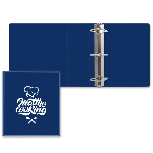 3" Angle D three ring binder made of vinyl that accommodates... from ASI 54040 Fey Promo / Fey Binders and Organization Solutions