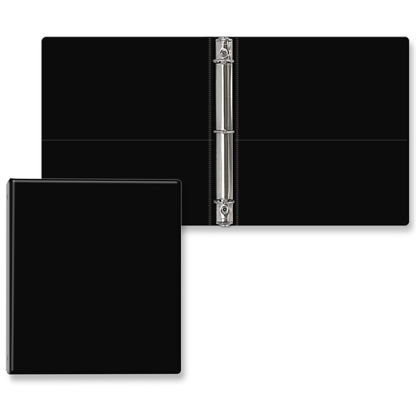 1" Round three ring binder made of vinyl with front and... from ASI 54040 Fey Promo / Fey Binders and Organization Solutions