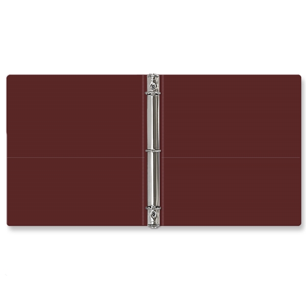 1" Round three ring binder made of vinyl with front and... from ASI 54040 Fey Promo / Fey Binders and Organization Solutions