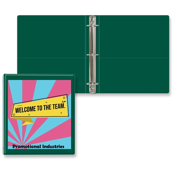 1 1/2" Round three ring binder made of vinyl with front... from ASI 54040 Fey Promo / Fey Binders and Organization Solutions