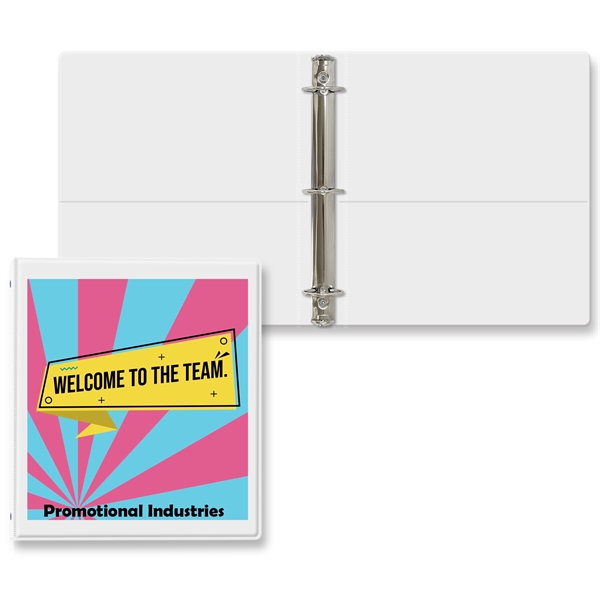 1 1/2" Round three ring binder made of vinyl with front... from ASI 54040 Fey Promo / Fey Binders and Organization Solutions
