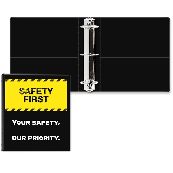 2 1/2" Round three ring binder made of vinyl with front... from ASI 54040 Fey Promo / Fey Binders and Organization Solutions