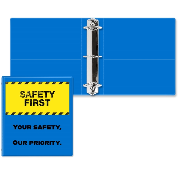 2 1/2" Round three ring binder made of vinyl with front... from ASI 54040 Fey Promo / Fey Binders and Organization Solutions
