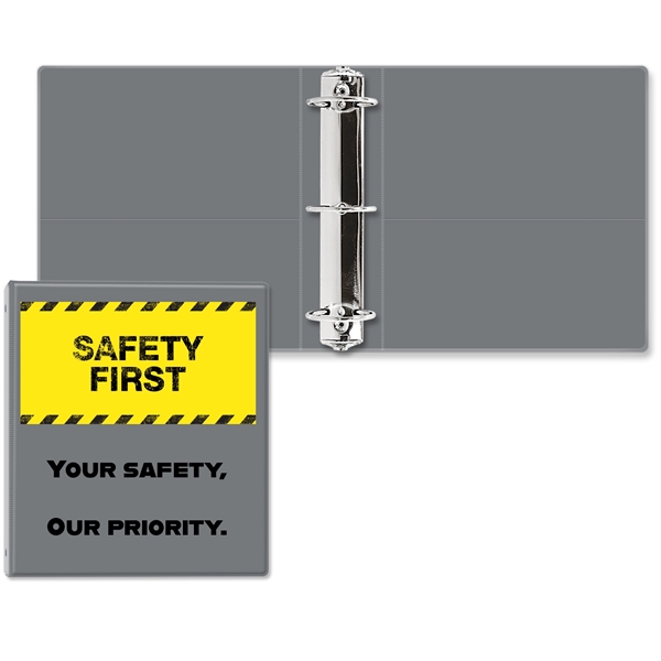 2 1/2" Round three ring binder made of vinyl with front... from ASI 54040 Fey Promo / Fey Binders and Organization Solutions