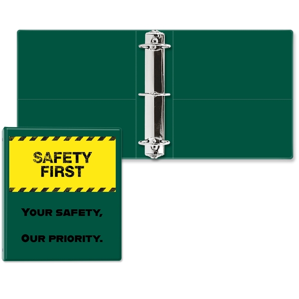 2 1/2" Round three ring binder made of vinyl with front... from ASI 54040 Fey Promo / Fey Binders and Organization Solutions