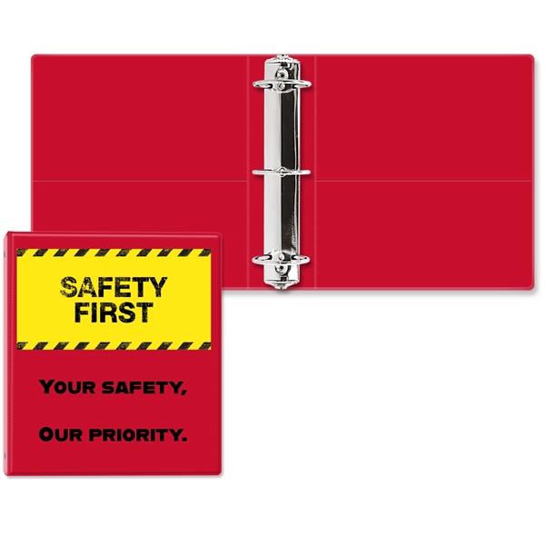 2 1/2" Round three ring binder made of vinyl with front... from ASI 54040 Fey Promo / Fey Binders and Organization Solutions