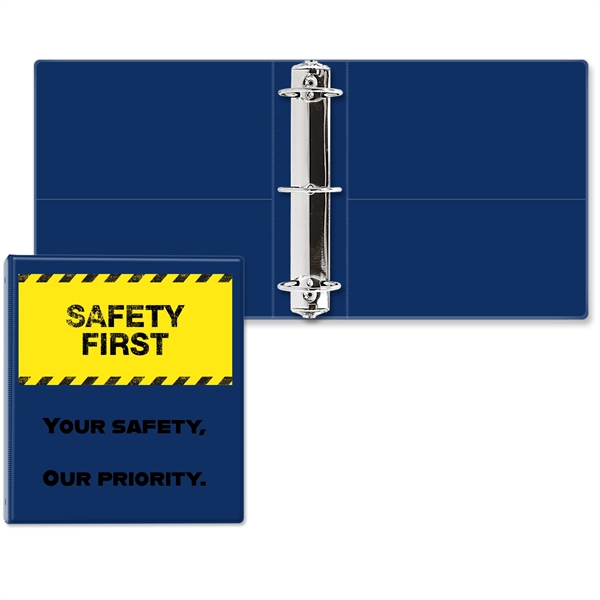 2 1/2" Round three ring binder made of vinyl with front... from ASI 54040 Fey Promo / Fey Binders and Organization Solutions