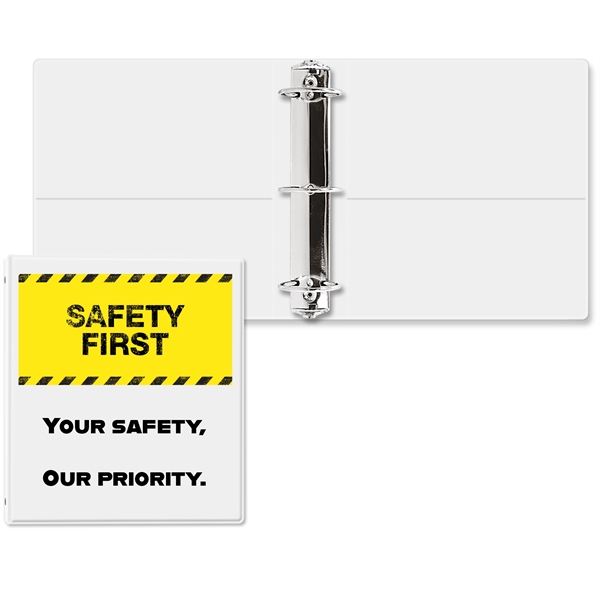 2 1/2" Round three ring binder made of vinyl with front... from ASI 54040 Fey Promo / Fey Binders and Organization Solutions