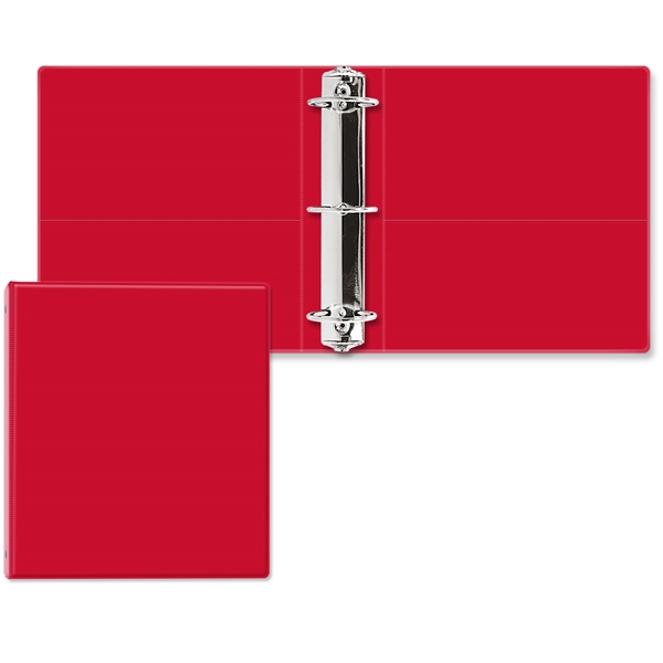 2 1/2" Round three ring binder made of vinyl with front... from ASI 54040 Fey Promo / Fey Binders and Organization Solutions