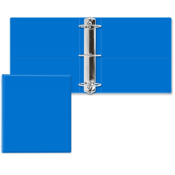3" Round three ring binder made of vinyl with front and... from ASI 54040 Fey Promo / Fey Binders and Organization Solutions