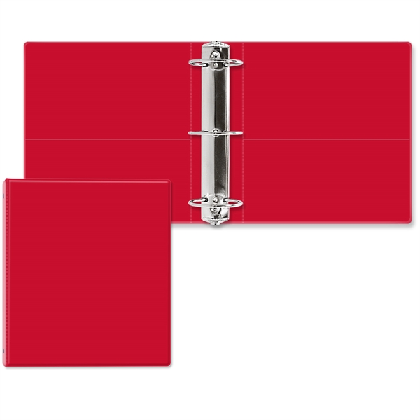 3" Round three ring binder made of vinyl with front and... from ASI 54040 Fey Promo / Fey Binders and Organization Solutions
