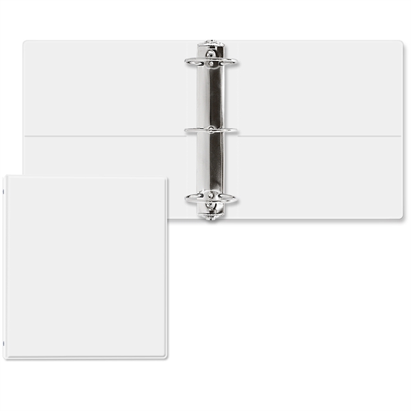 3" Round three ring binder made of vinyl with front and... from ASI 54040 Fey Promo / Fey Binders and Organization Solutions