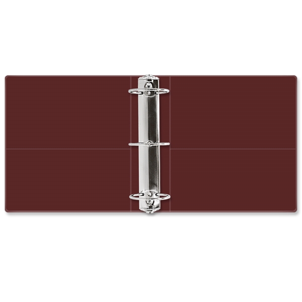 3" Round three ring binder made of vinyl with front and... from ASI 54040 Fey Promo / Fey Binders and Organization Solutions