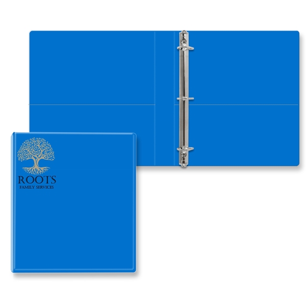 1" Angle D three ring binder made of vinyl with front... from ASI 54040 Fey Promo / Fey Binders and Organization Solutions