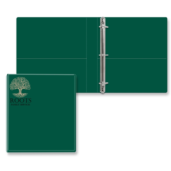 1" Angle D three ring binder made of vinyl with front... from ASI 54040 Fey Promo / Fey Binders and Organization Solutions
