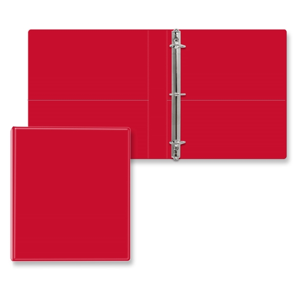 1" Angle D three ring binder made of vinyl with front... from ASI 54040 Fey Promo / Fey Binders and Organization Solutions